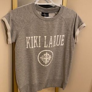 Kiki Larue logo crew pullover